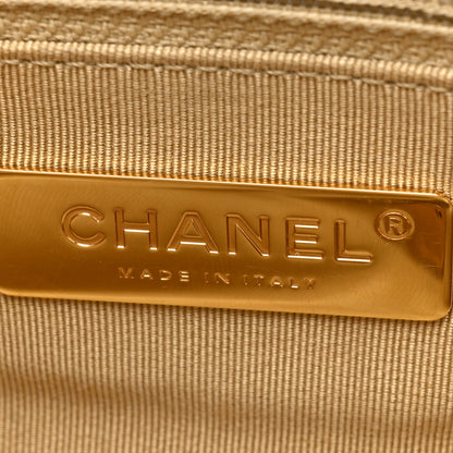 Chanel Metallic Goatskin Quilted Large Chanel 19 Flap Gold 6 of 14