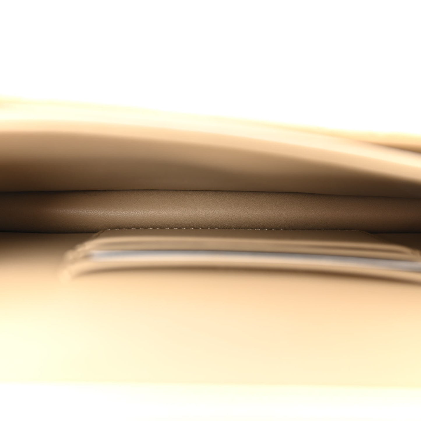 Iridescent Metallic Lambskin Cannage Mini My Dior Top Handle Clutch Gold