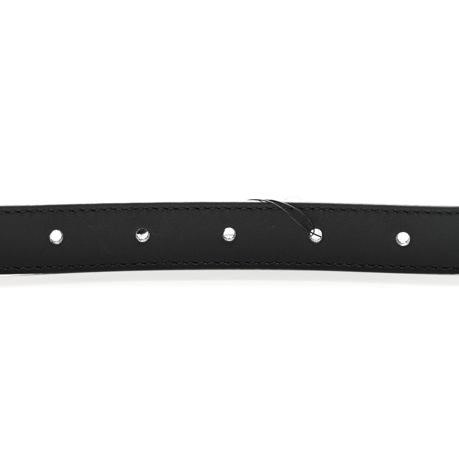 Gucci Calfskin Pearl Double G 20mm Belt 95 38 Black Cream 4 of 5