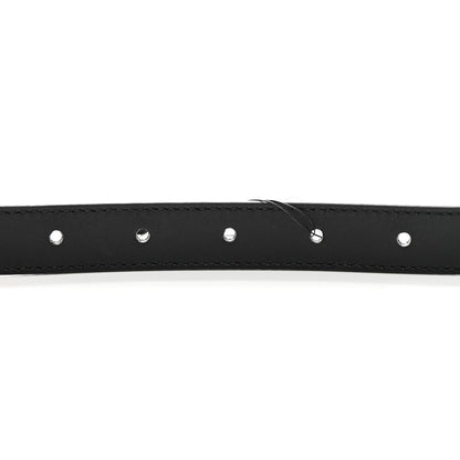Gucci Calfskin Pearl Double G 20mm Belt 95 38 Black Cream 4 of 5