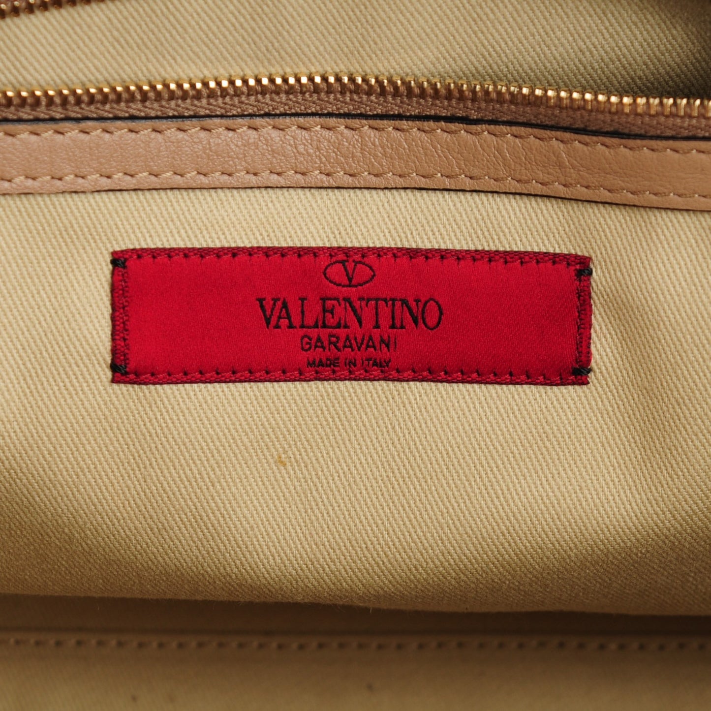 Vitello Rockstud Double Handle Tote Alpaca