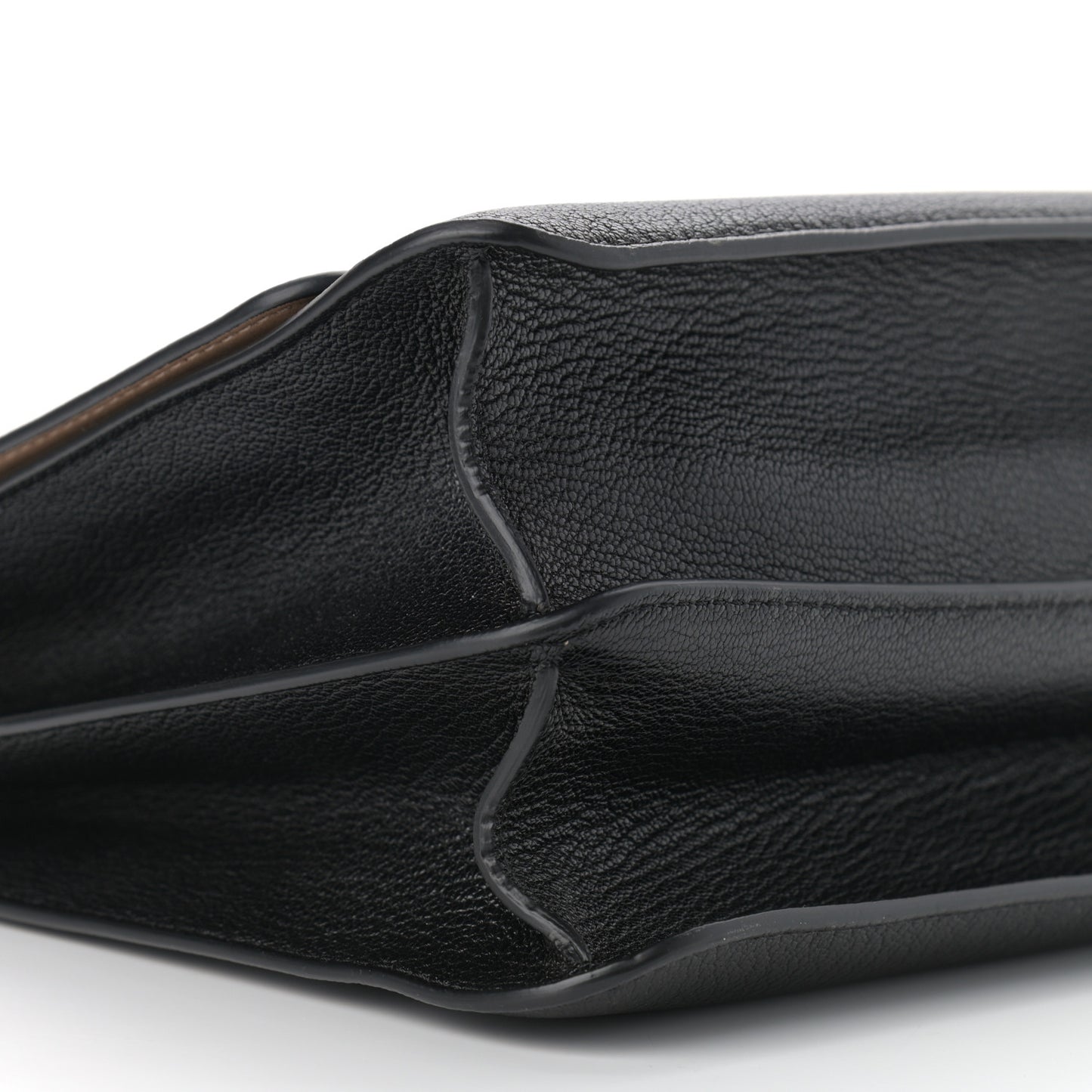Goatskin Medium Alice Bag Optic Black