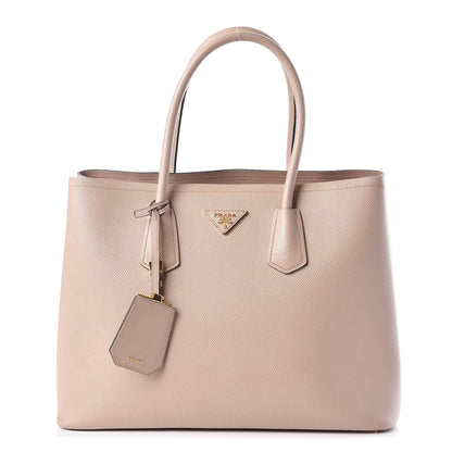 Prada Saffiano Cuir Large Double Bag Cammeo 1 of 15