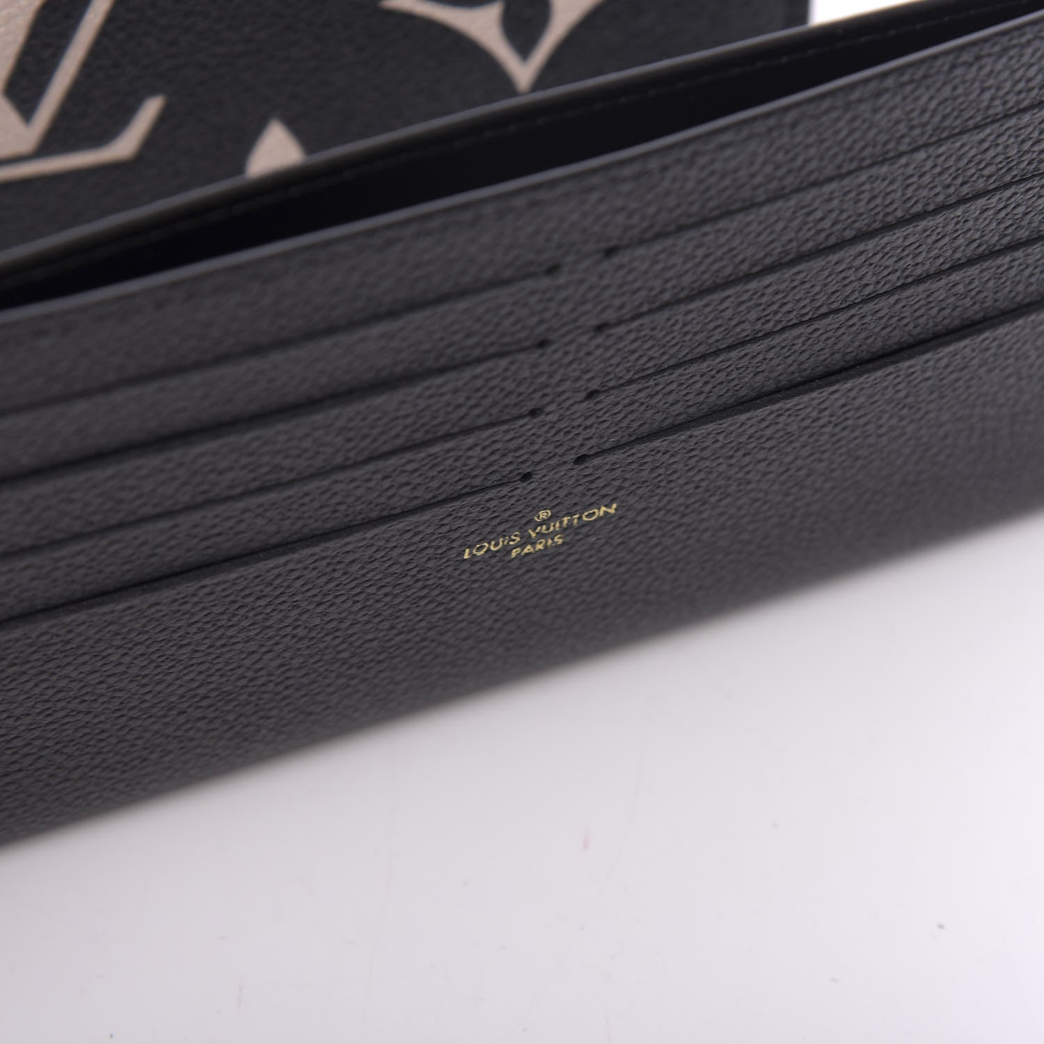 Louis Vuitton Empreinte Monogram Giant Felicie Pochette Black Beige 12 of 13