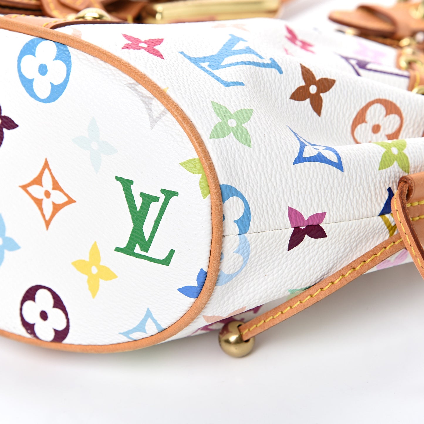 Monogram Multicolor Theda GM White