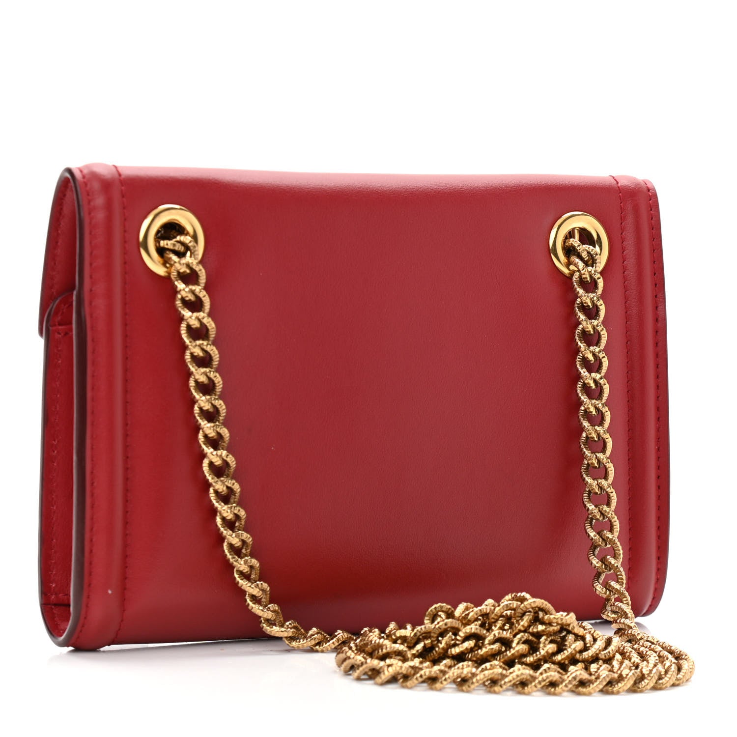 Dolce & Gabbana Smooth Calfskin Mini Devotion Crossbody Bag Red 3 of 10