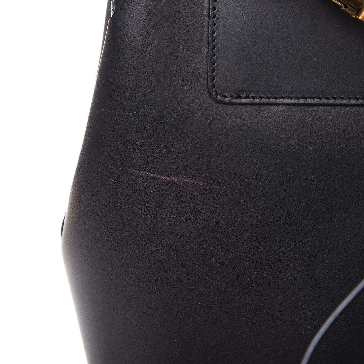 Calfskin Lady Bag Black Flamma