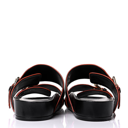 Louis Vuitton Catogram Bom Dia Flat Mule 37 Black Marron 3 of 5