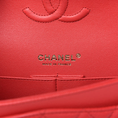Chanel Caviar Quilted Small Double Flap Red 8 of 10