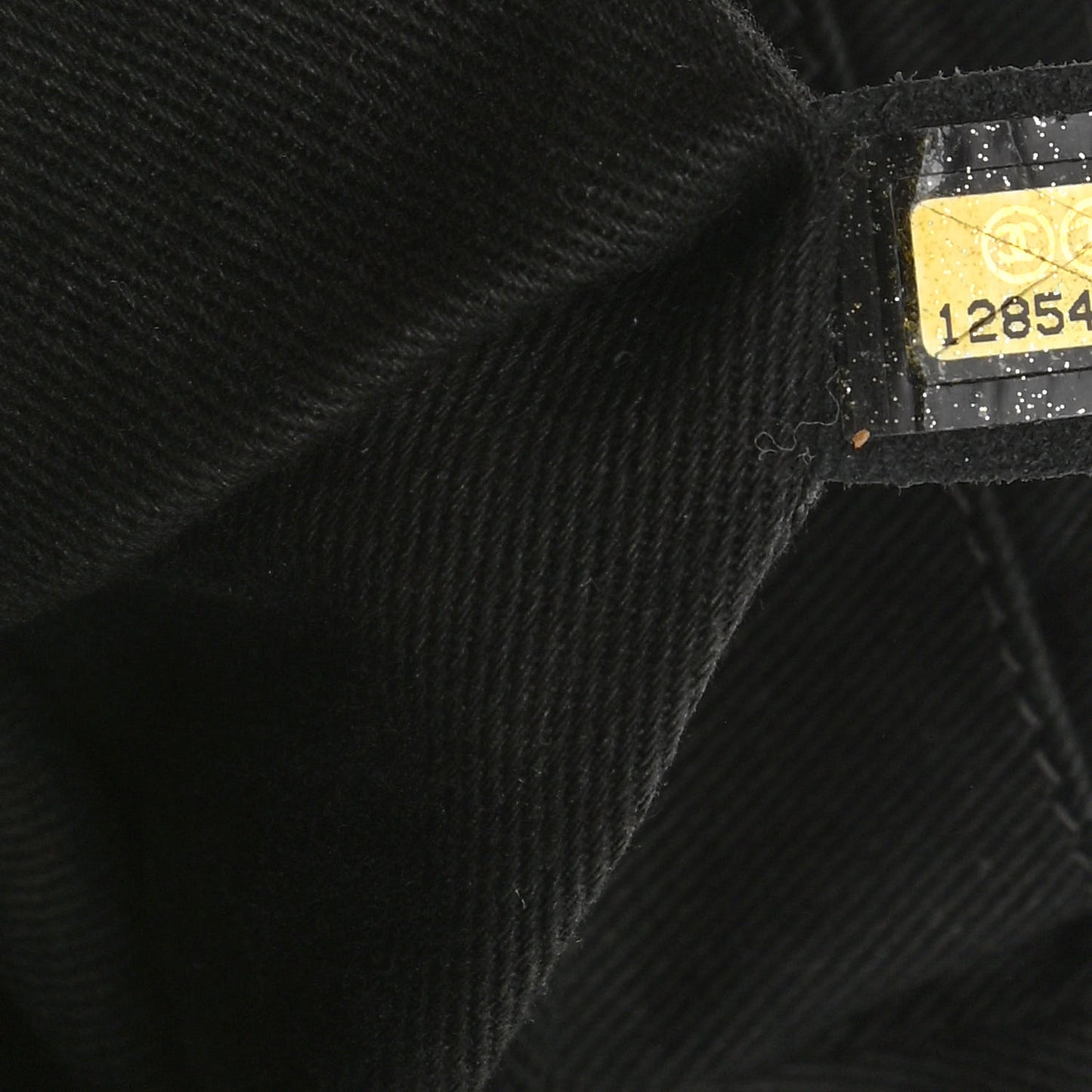 Caviar Half Moon Large Flap Black