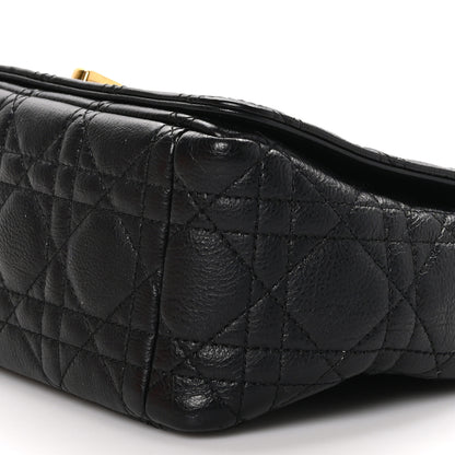Christian Dior Calfskin Cannage Medium Caro Bag Black 10 of 11