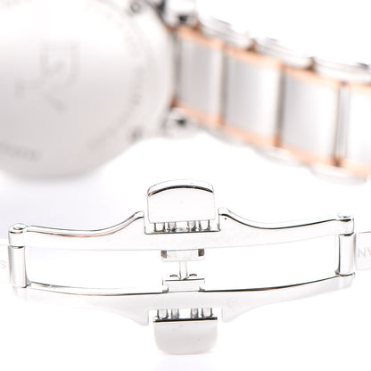 David Yurman Stainless Steel 18K Rose Gold Diamond Mother of Pearl 30mm Classic Quartz Watch 8 of 9