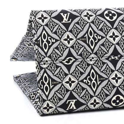 Louis Vuitton Jacquard Since 1854 Onthego GM Grey 8 of 9