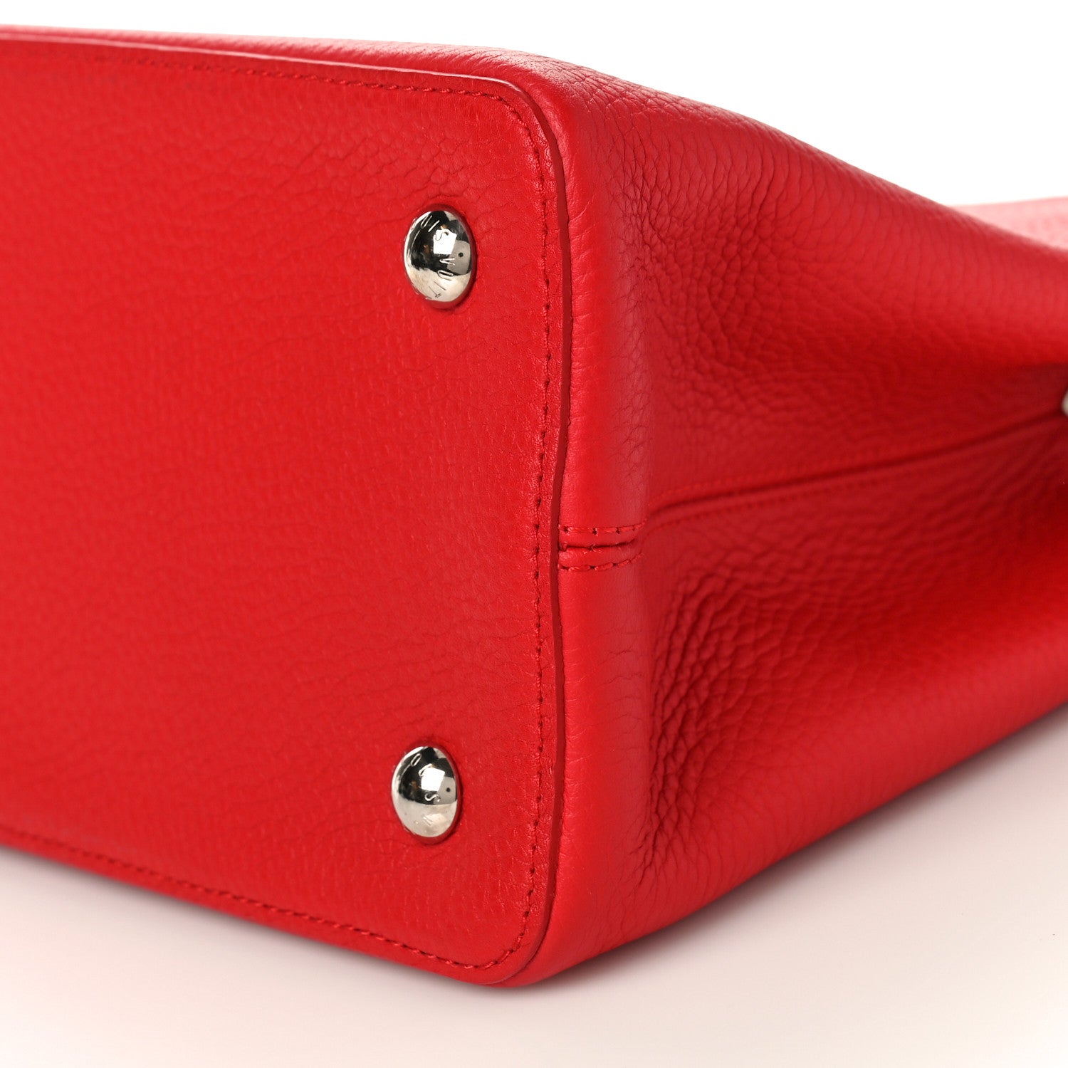 Louis Vuitton LOUIS VUITTON Taurillon Capucines MM Coquelicot 9 of 9