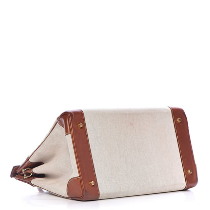 Hermes Toile Barenia Birkin 40 Fauve 4 of 37