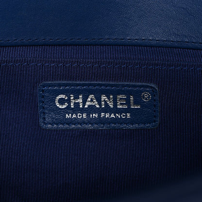 Chanel Lambskin Quilted Medium Boy Flap Blue 6 of 12