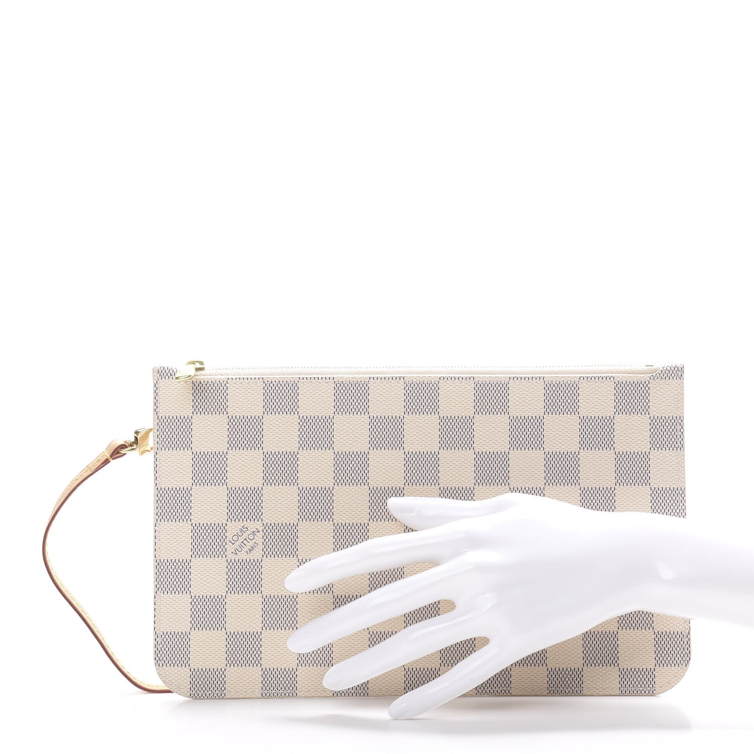 Louis Vuitton Damier Azur Neverfull MM GM Pochette 2 of 8