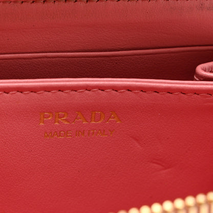 Prada Vitello Move Zip Coin Purse Petalo 6 of 8