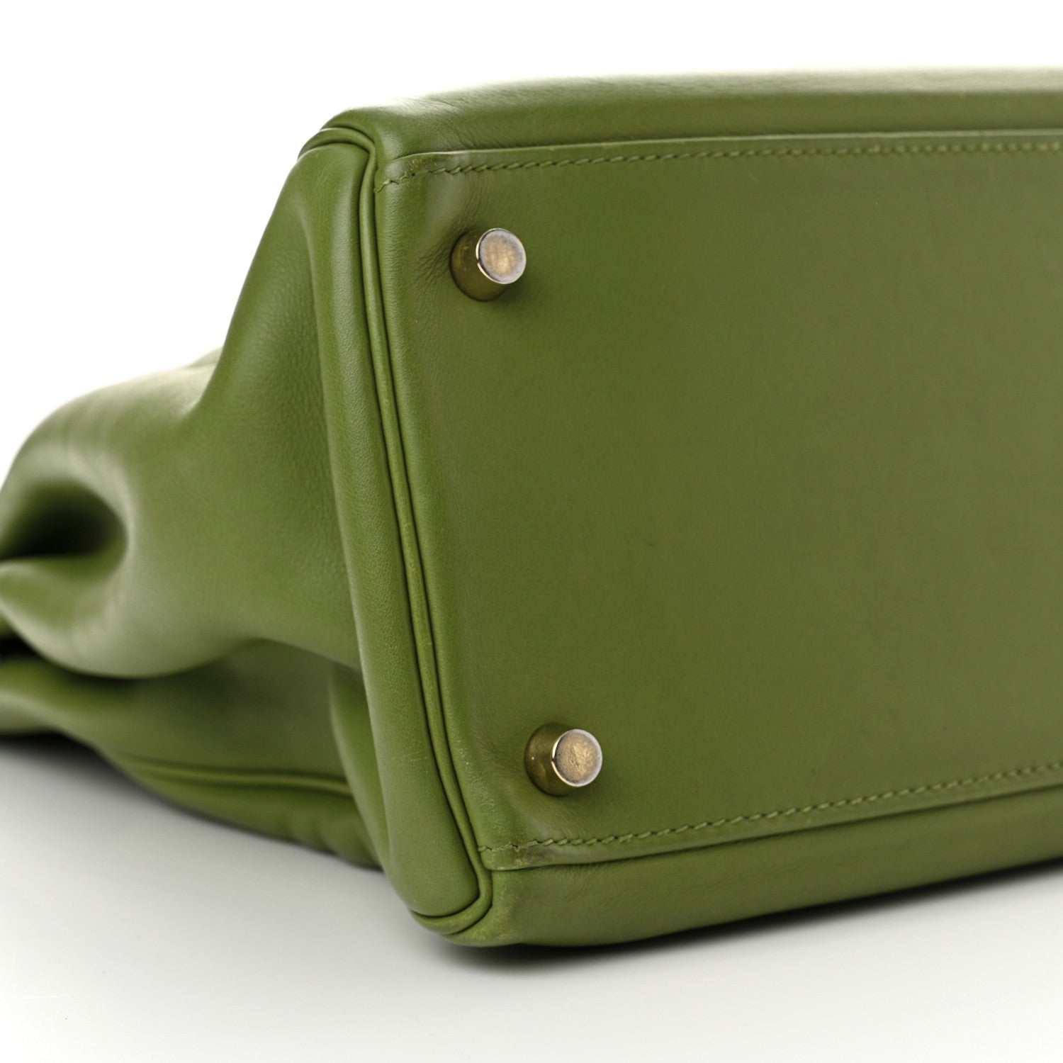 Hermes Swift Kelly Retourne 35 Pelouse 9 of 13
