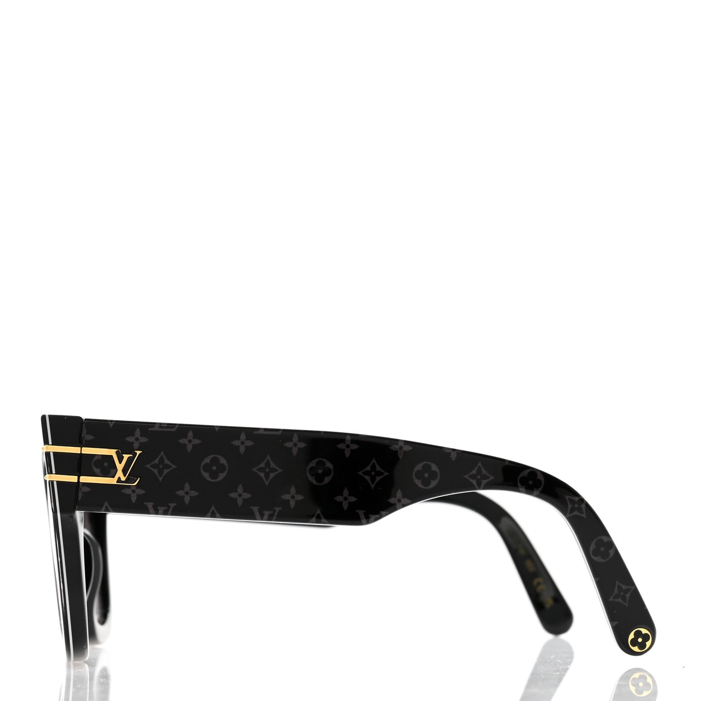 Acetate Blade Sunglasses Z1616W Black
