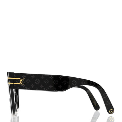 Louis Vuitton Acetate Blade Sunglasses Z1616W Black 3 of 8
