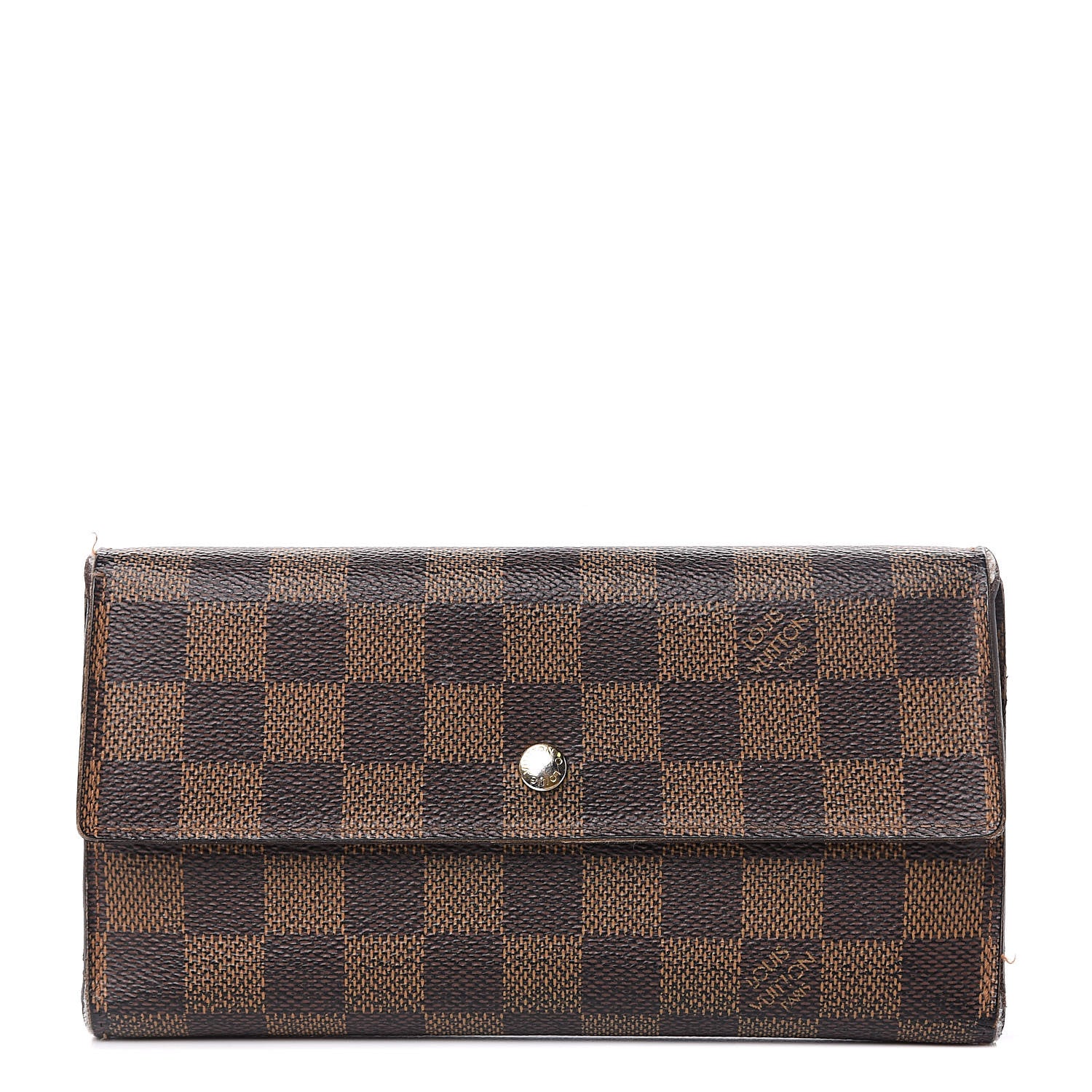 Louis Vuitton Damier Ebene Porte Tresor International Wallet 1 of 17