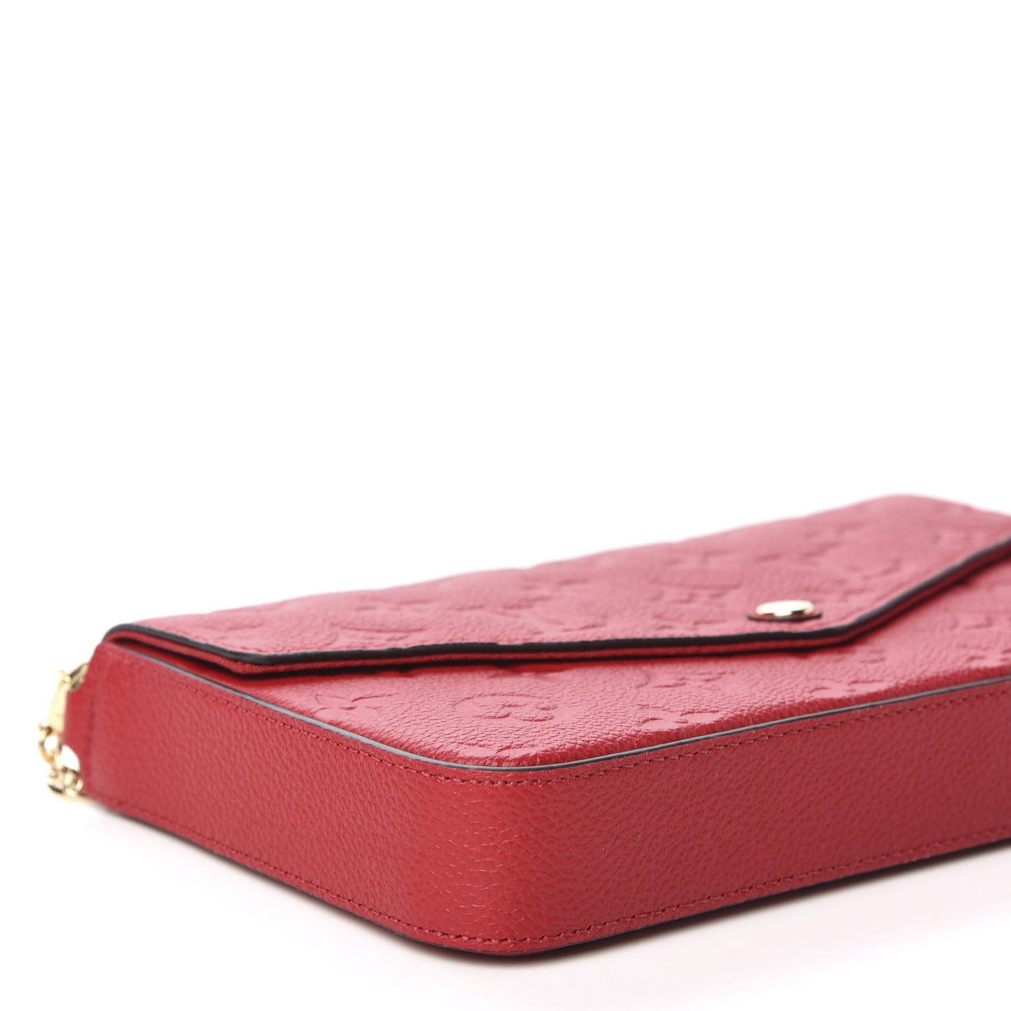 Empreinte Pochette Felicie Chain Wallet Scarlet