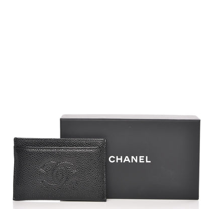 Chanel Caviar Timeless CC Card Holder Black 9 of 9