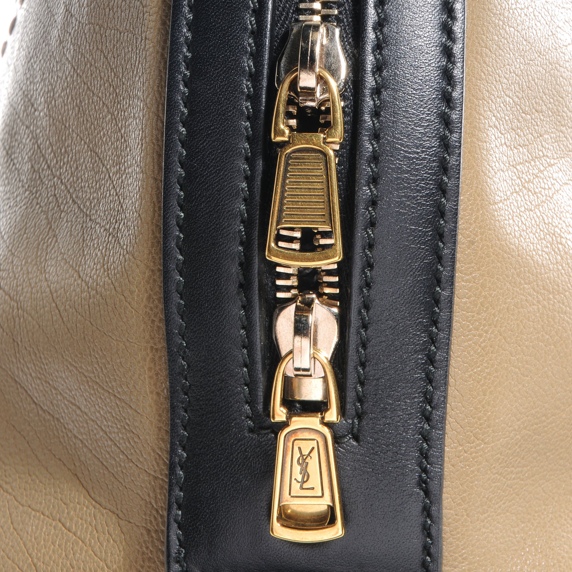 Saint Laurent Python Oversized Muse Satchel Beige 9 of 9