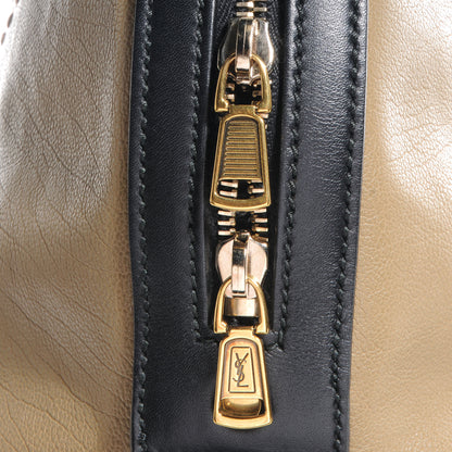 Saint Laurent Python Oversized Muse Satchel Beige 9 of 9