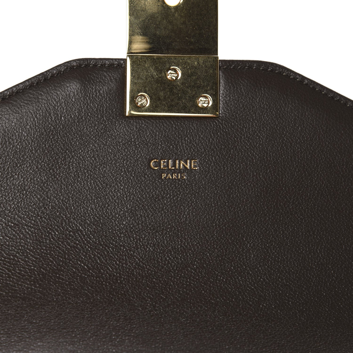 Celine Calfskin Quilted Medium C Bag Khaki 8 of 10