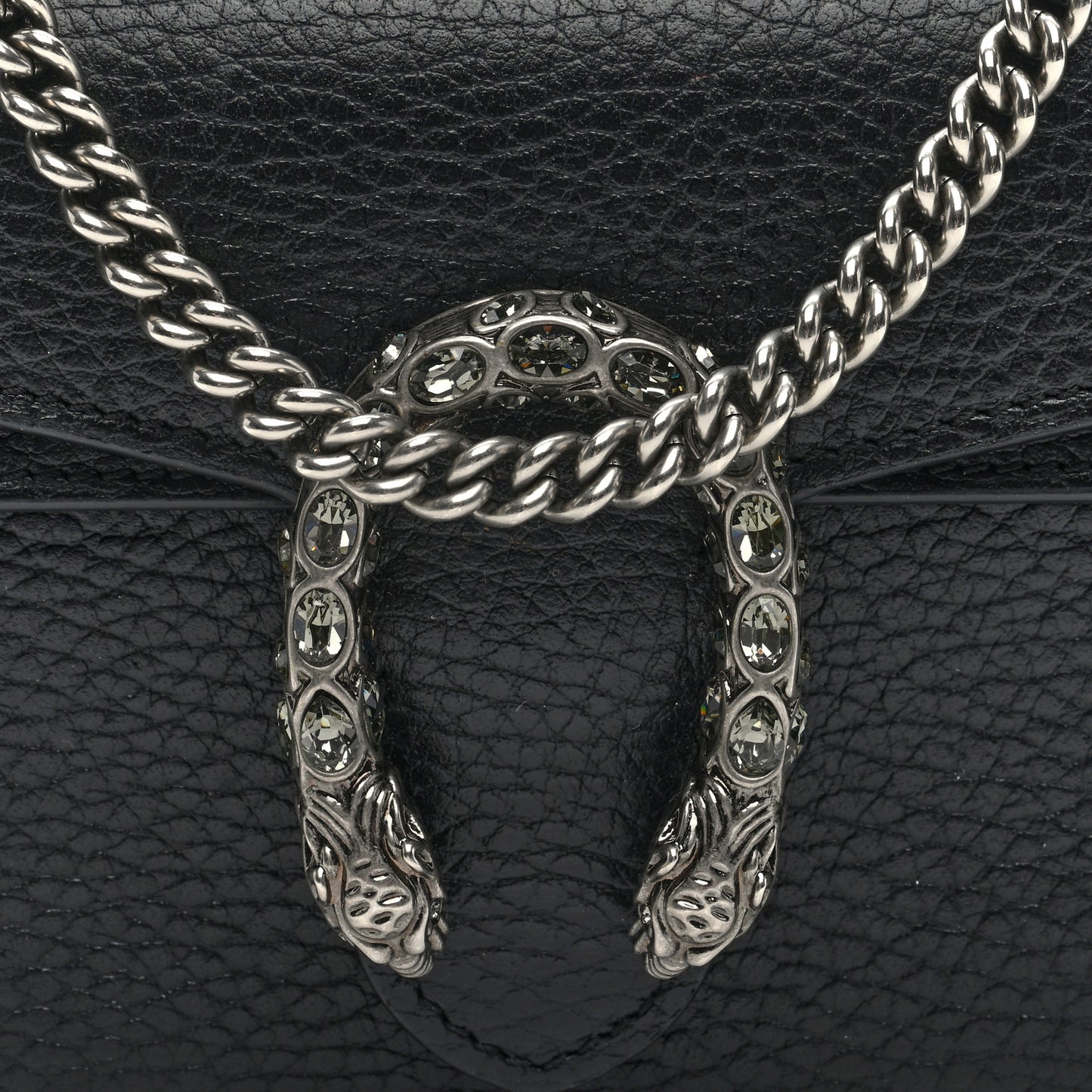 Calfskin Super Mini Dionysus Shoulder Bag Black