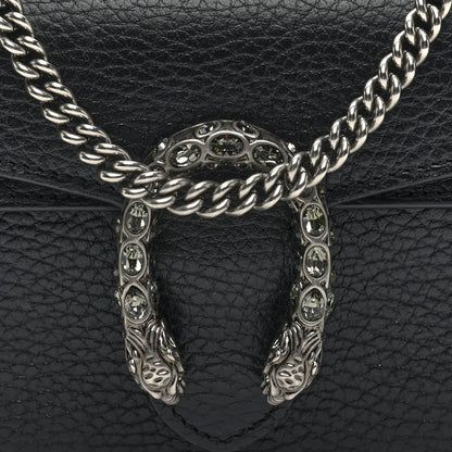 Gucci Calfskin Super Mini Dionysus Shoulder Bag Black 7 of 10
