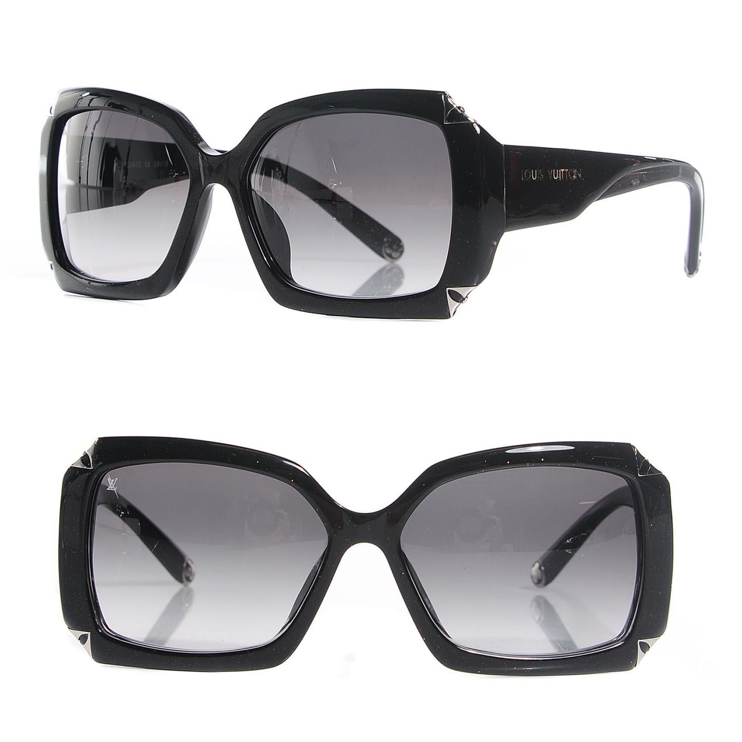 Acetate Hortensia Sunglasses Z0365W Black Glitter