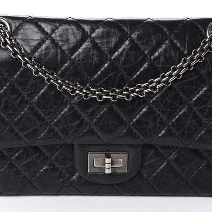 Chanel Aged Calfskin Quilted 2.55 Reissue 225 Flap Black 9 of 9