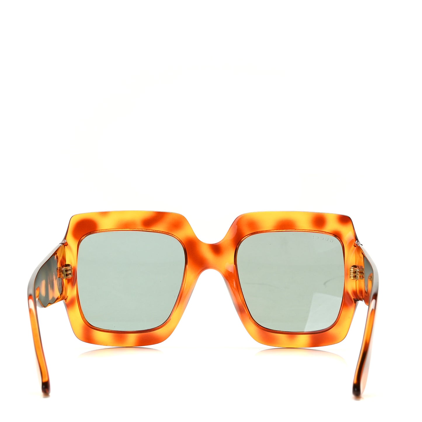 Acetate Square Frame Sunglasses GG 0053S Havana