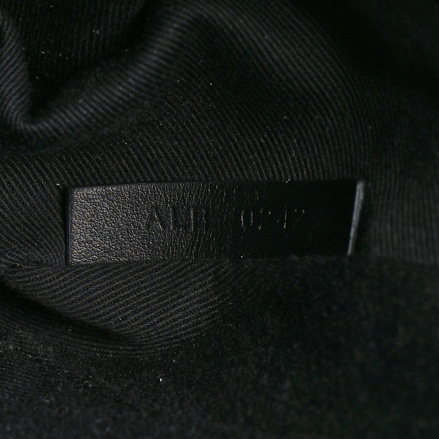 Coated Canvas Logo Embossed G Essentials Camera Bag Black