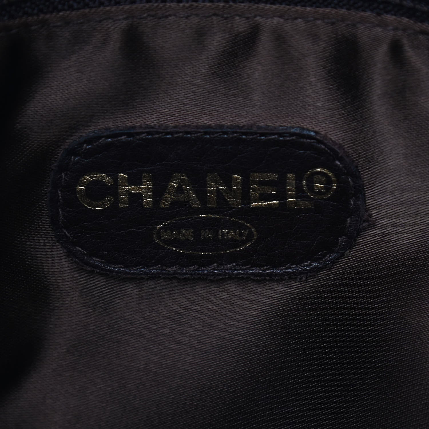 Chanel Lambskin CC Tote Brown 6 of 12