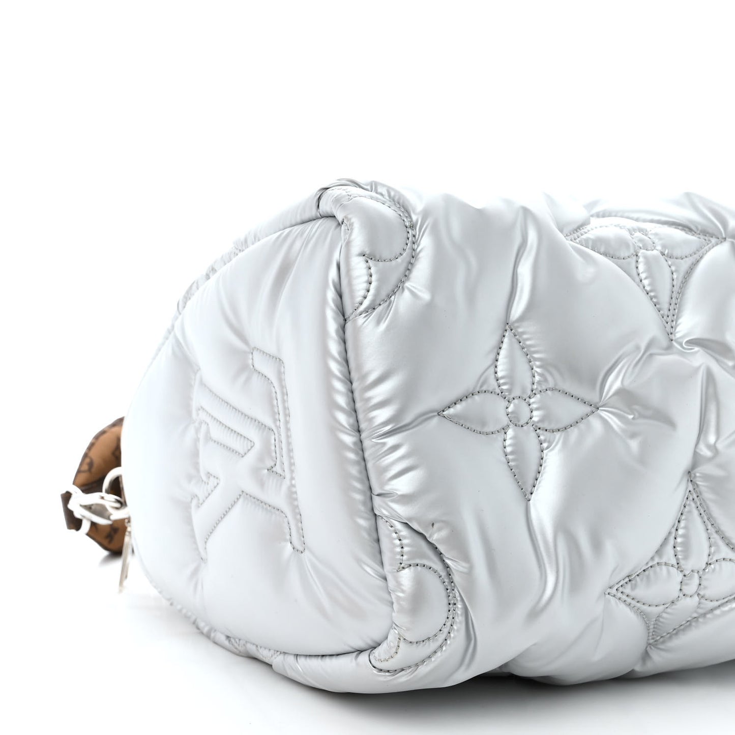 Econyl Mini Monogram Pillow Speedy Bandouliere 25 Silver