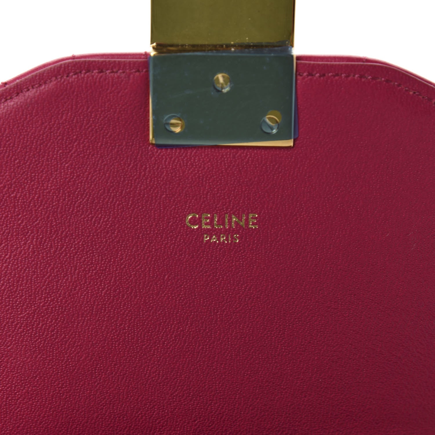Celine Calfskin Quilted Medium C Bag Pink 8 of 10