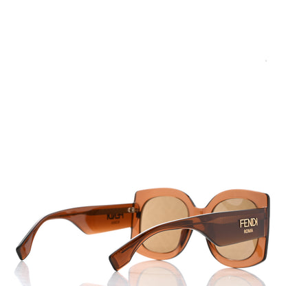 Fendi Acetate FF Sunglasses FF 0436/G/S Brown 4 of 10