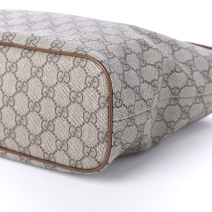 Gucci Soft GG Supreme Monogram Small Crossbody Tote Beige Cuir 8 of 11