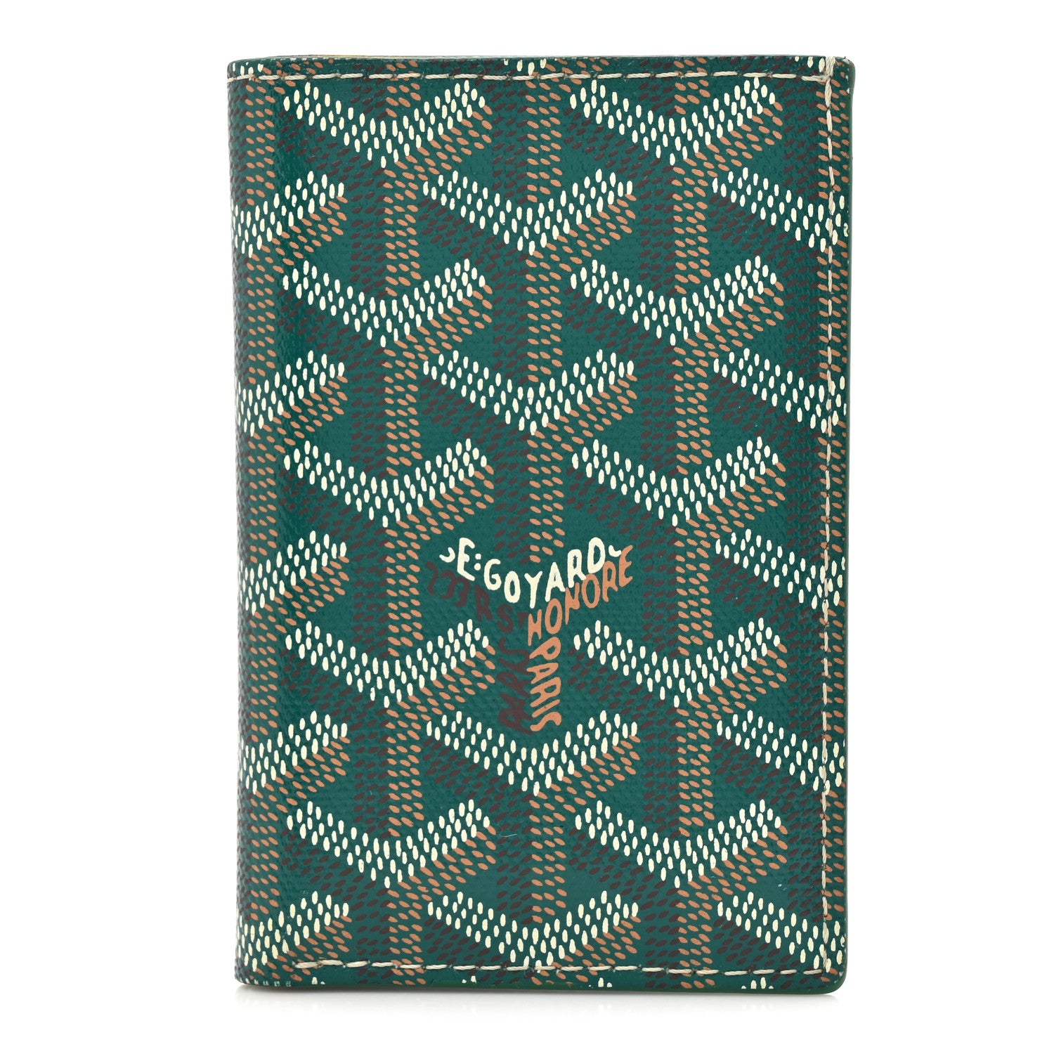 Goyard Goyardine Saint Pierre Card Holder Green 1 of 11