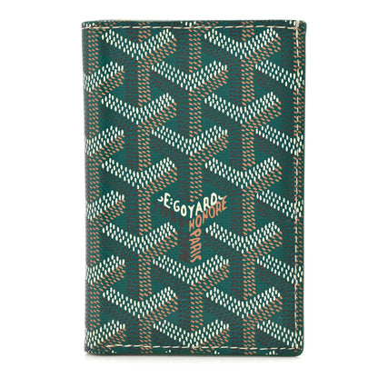 Goyard Goyardine Saint Pierre Card Holder Green 1 of 11