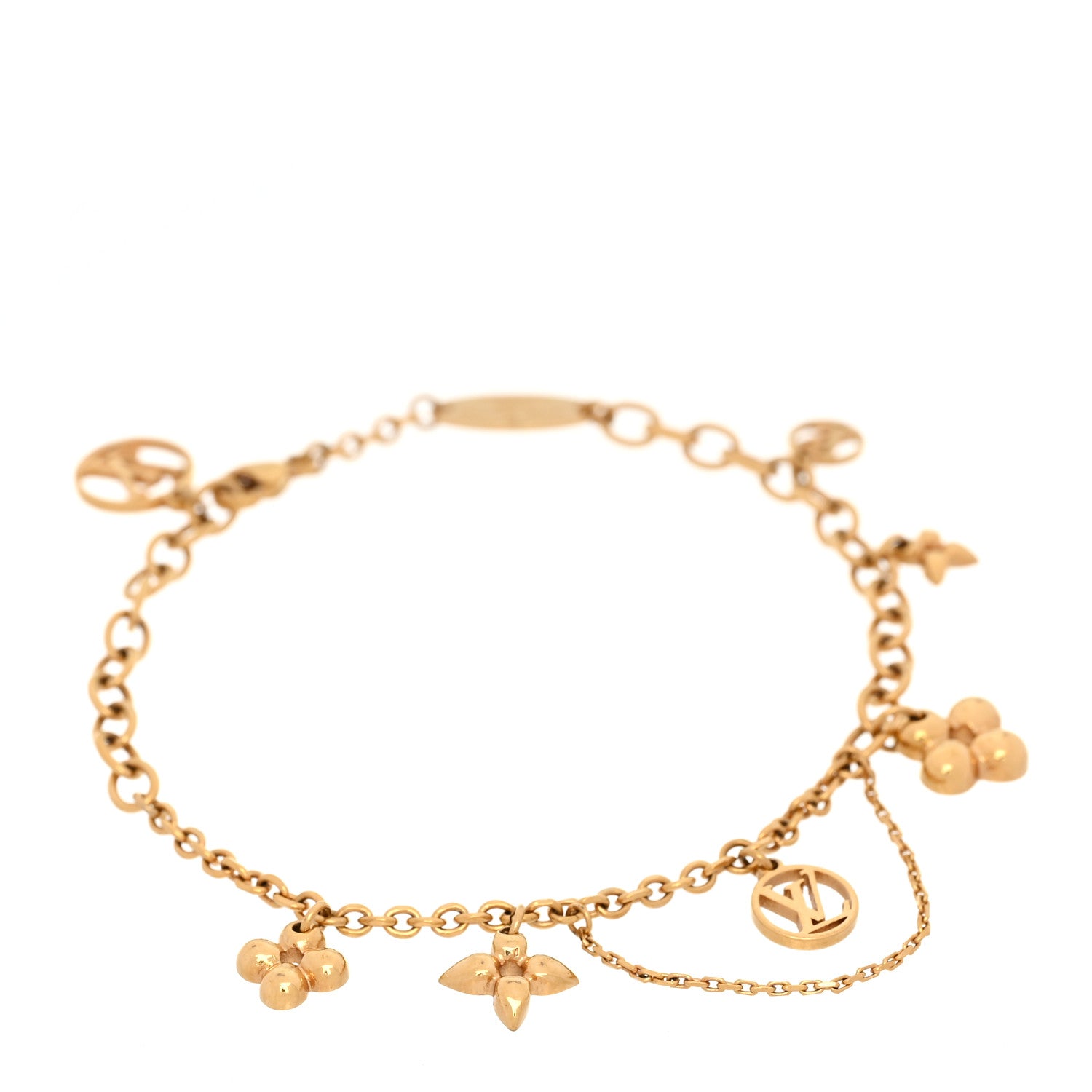Louis Vuitton Metal Monogram Blooming Supple Bracelet 1 of 6