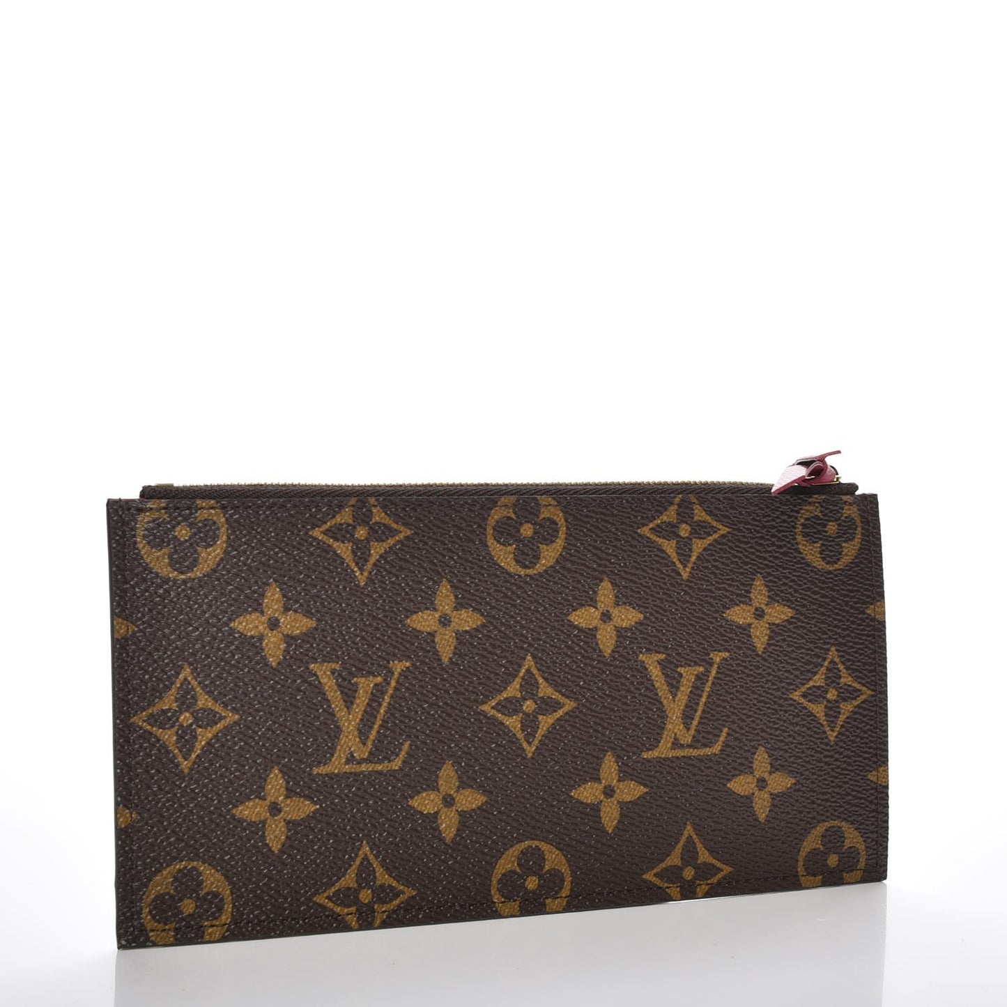 Monogram Felicie Chain Wallet Zippered Insert Fuchsia