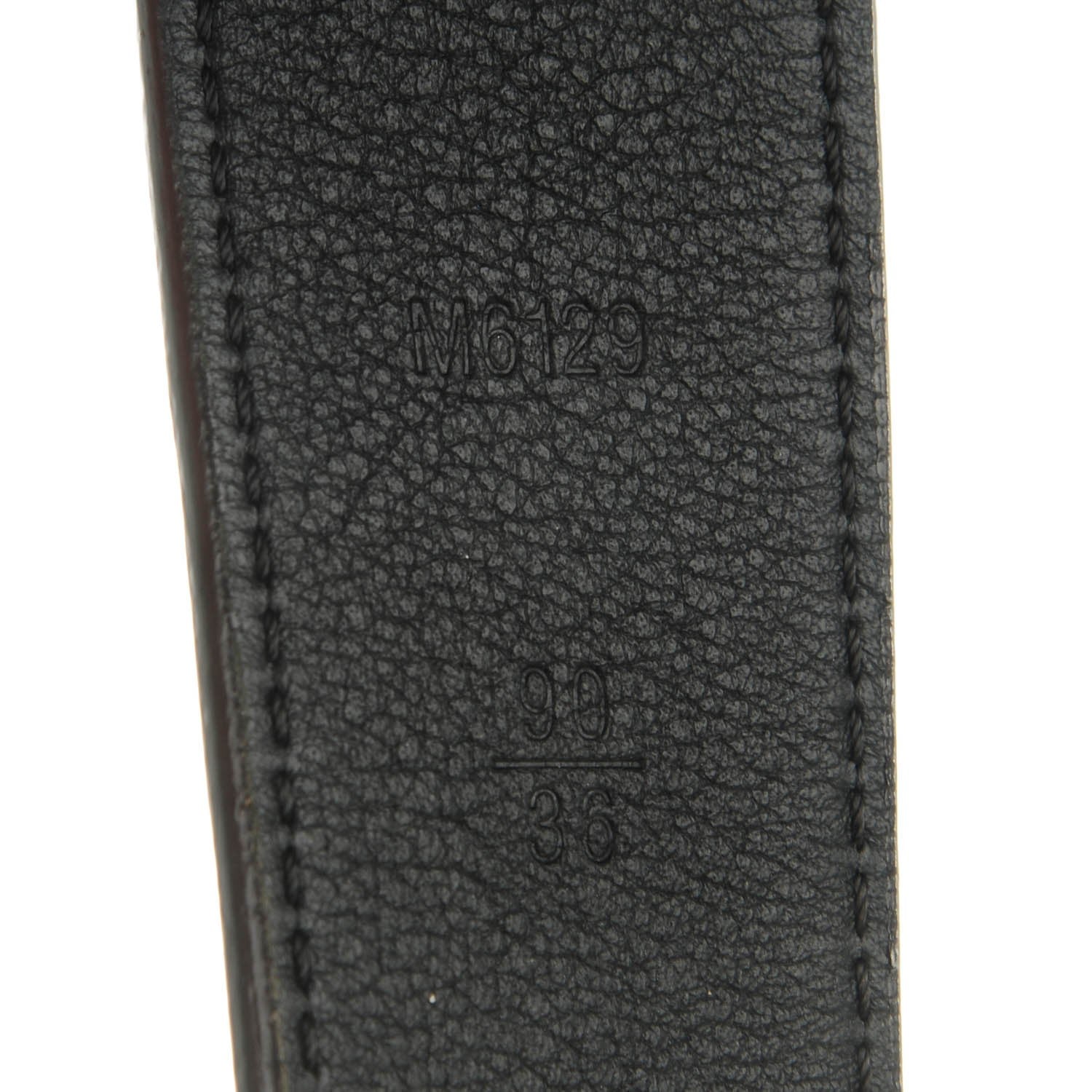 Louis Vuitton Suede Monogram 30mm LV Initiales Belt 90 36 6 of 8
