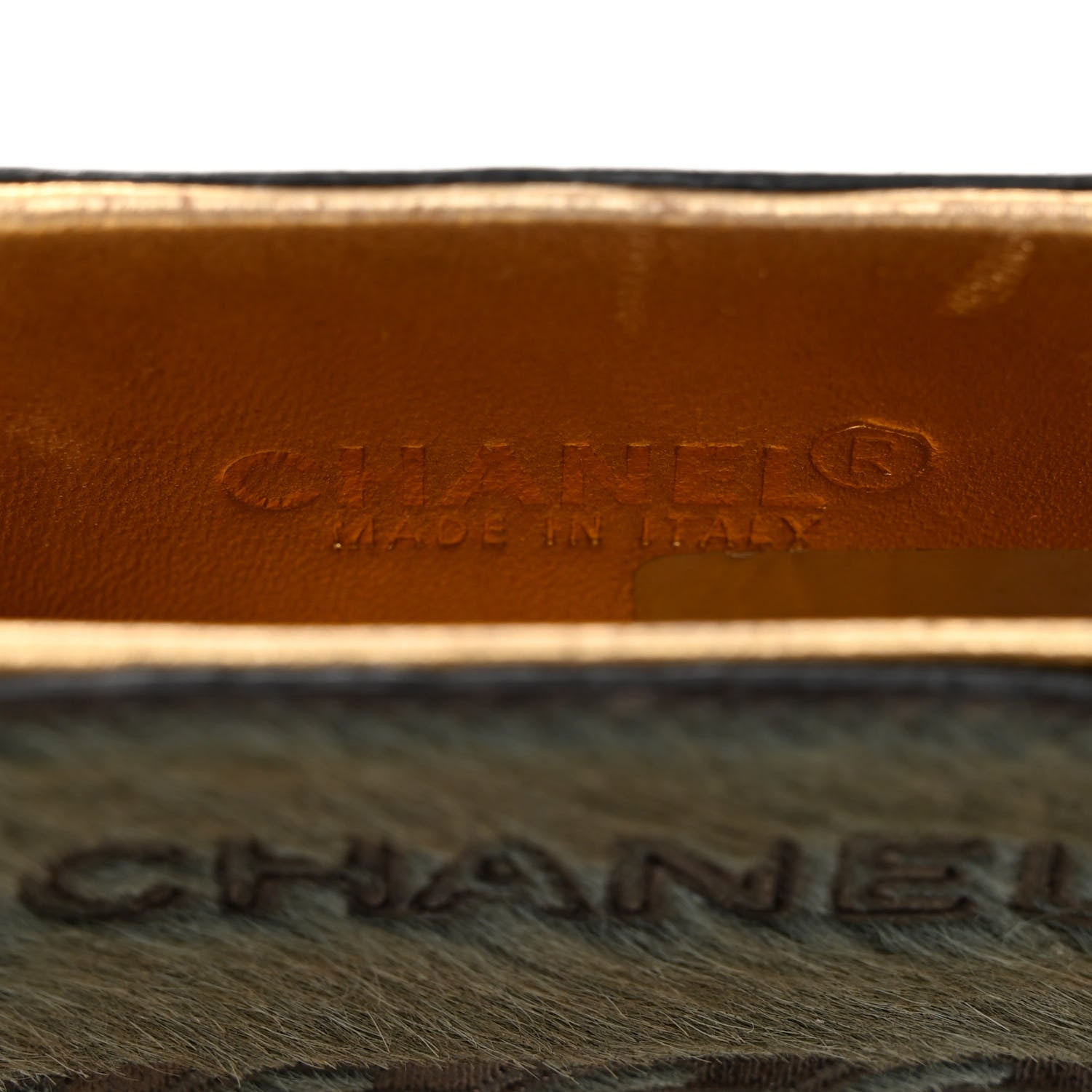 Chanel Lambskin Pony Hair Cigarette Case Green 6 of 10