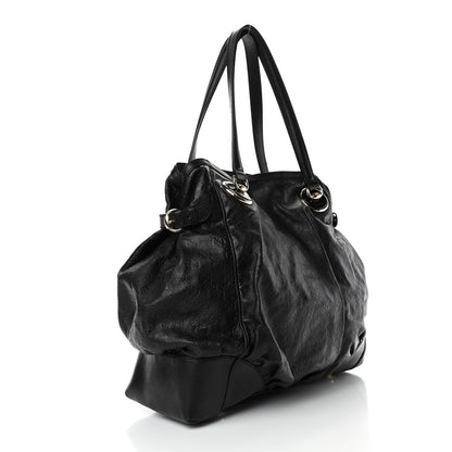 Gucci Guccissima Full Moon Tote Black 2 of 4