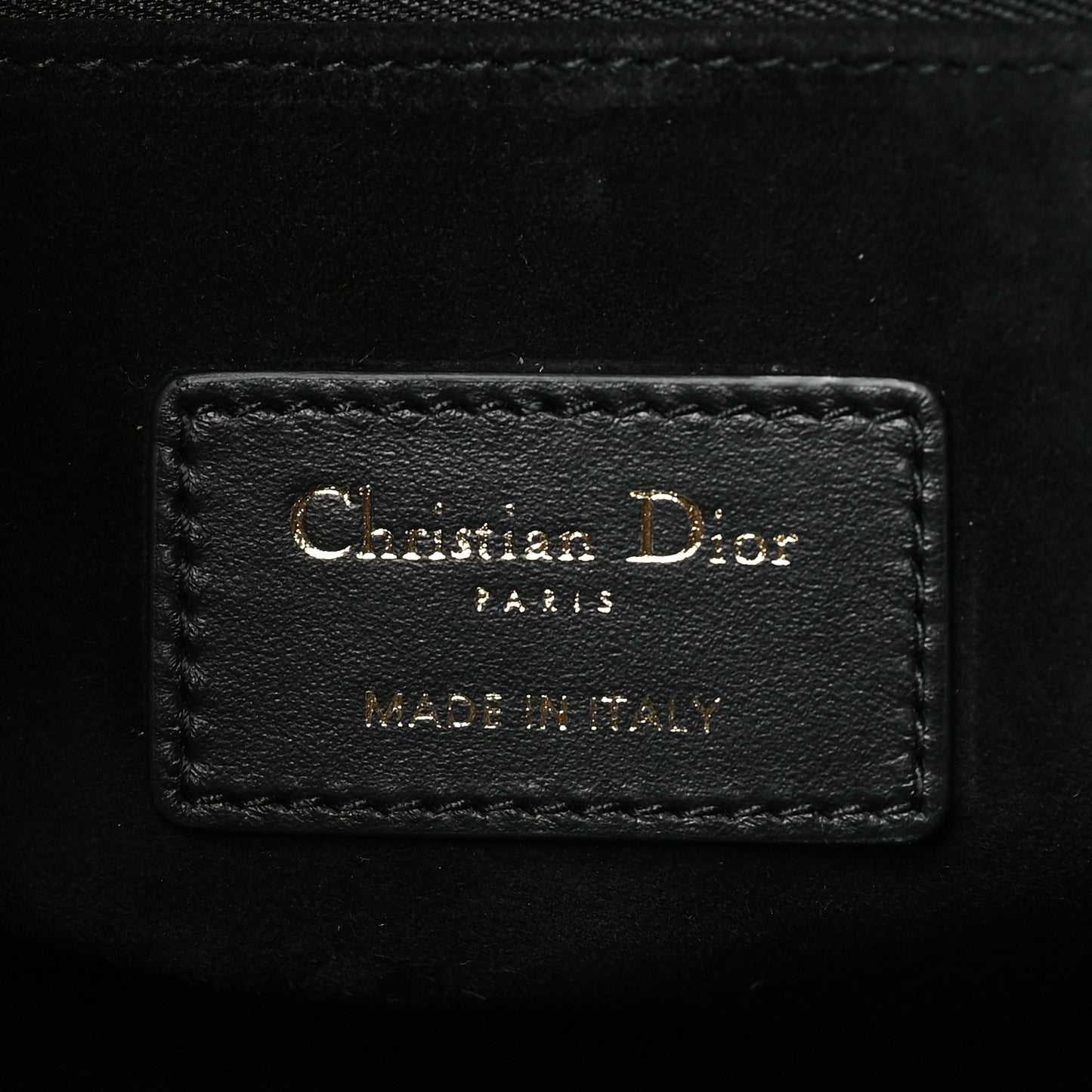Calfskin Macro Cannage Medium Book Tote Black